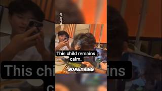 This child remains calm. #shortvideo