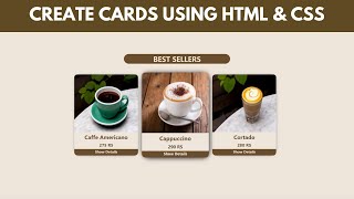 How To Simply Create CSS Cards & Hover Effects in 6 minutes!