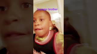 When you mess with your older brother😃😃😂