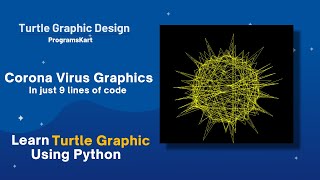 Virus Graphics Design | Turtle graphics design || ProgramsKart