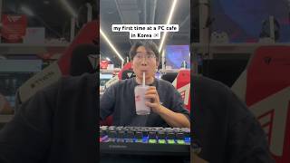 my first time at a PC cafe in Korea!
