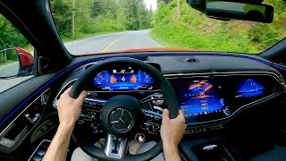 6,500 RPM in a 604 HP 2025 Mercedes-AMG E53 | POV Drive