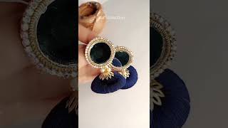 Stunning Blue Jhummak #traditionaljewelry #jewelry #fyp #Accessories #foryou  #Traditionalfashion
