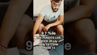 Ssc cgl new pattern the pundits live mock 26 july based on phase 13 #ssccgl #thepundits #livemock