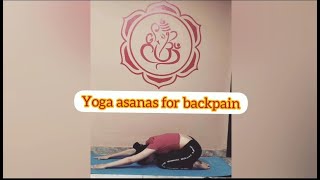 Yoga postures for backpain | relax your spine | कमर दर्द के लिए योग
