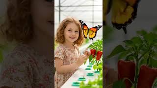One Leaf, One Smile – Pure Joy on the Farm#PepperCare #FarmTouch #SimpleJoy