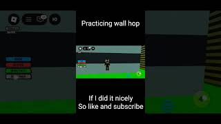 i am becoming pro 😎 #roblox #gamtng #wallhop #robloxshort #parkour #public