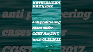 GST  Notification No.23/2022 and No.24/2022