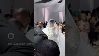 Chioma walking down the isle in Miami #viral #chivido2025 #davido #chioma #miamiwedding