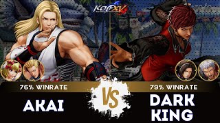 KOF XV🎞️AKAI (Andy/Benimaru/Sylvie) vs DARK KING (Vice/Duo Lon/O.Yashiro)🎞️Replay Match - 08/25