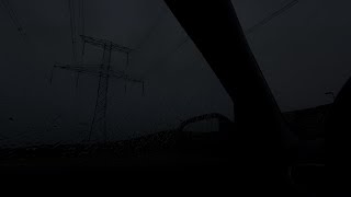 Thunderstorm & Rain from Inside the Car | Nostalgic Field | 3 HOURS