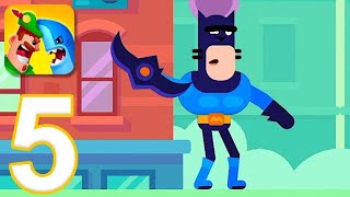 Bat man Bowmasters gameplay part 5 My best gameplay