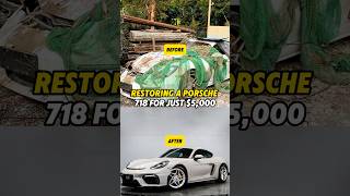Restoring a Porsche 718 for Just $5,000#carproject #revamping #makemoney #porsche