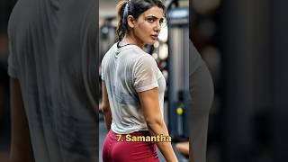 Top 10 most beautiful actresses in India gym dress👗💯💯 #top10 #actress #beautiful #trending #