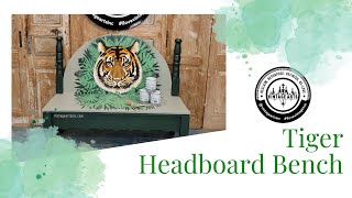 Tiger Bench Makeover with Vintage Arts!