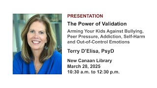SPED*NET Presentation: "The Power of Validation: Arming Your Kids Against the Challenges They Face"
