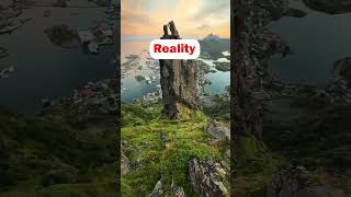 Social media vs reality  #travel #shorts