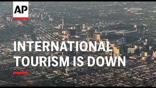 International tourism is down across the US and Las Vegas is feeling the hit