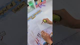 Completing my presentation chart🤧🗒️✍🏻♻️ |#shorts #diy #project #craft #handmade #art #trending のサムネイル