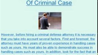 Criminal Defense Attorney: Look For Experience, Qualification And Reasonable Costs