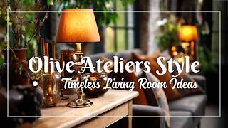Olive Ateliers Living Room Decor: Vintage Interiors with Soulful Touches & Textural Layers