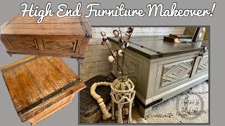 High End Makeover on 3 Piece Set! | DIY | Aged Glazing Method