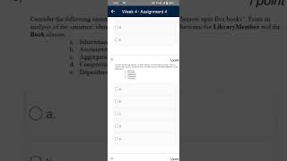 Object Oriented System Development Using UML, Java And Patterns, Week 4, Assignment 4, Answer