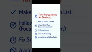 Time Management for Students | Study Hacks