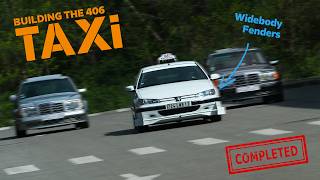 BUILD THE 406 TAXI V6 part 2/2: Widebody, new mods... $20.000 homemade movie car - Taxi (1998)