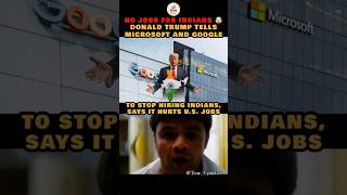 NO JOBS FOR INDIANS 🤯 #trump #techjobs #outsourcing #india #usjobs #aisummit