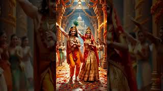 🌼 Festival of Love – Radha Krishna’s Eternal Bond 🙏✨ #shorts #radhakrishna #viralreels