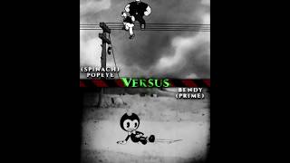 Popeye Vs Bendy | #vs #edit #vsedit #vsbattle #shorts #1v1 #popular #fpe