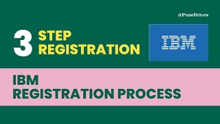 IBM Registration Process | IBM | PAN | PuneDrives