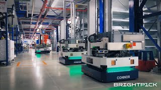 E-grocer Rohlik uses robots to automate order picking in existing mezzanine (brownfield warehouse)