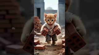 The Poor Cat Wearing a Torn Shirt was Laughed at By His Friends #cat #poorcat #hmminds