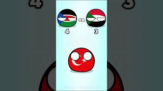 «Sudan or South Sudan?» || ( countryballs ) || #countryballs #shorts #tiktok #meme #animation #edit
