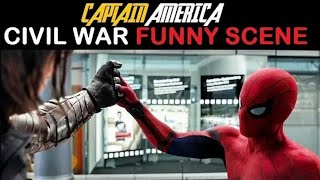 Captain America Civil War Funny Scenes [in Hindi]