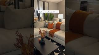 Fall living room decor #budgetfriendlydecor #homedecor #interiordesign #homedecorinspo #home #diy