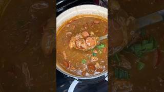 Chicken and Sausage Gumbo #recipe #gumbo #cajunrecipes #dinner #fallrecipe #cooking #cookingvideo