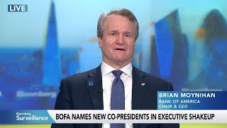 Bank of America CEO Moynihan Says He's Getting New Leaders Ready