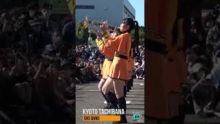 🎺 DANCING DEVILS! Kyoto Tachibana SHS Band (Orange Devils) Parade - Fuso 70th | Full Energy & Smiles