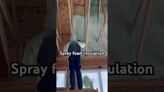 Insulating a pool house #sprayfoaminsulation #sprayfoam #utahhomes #construction