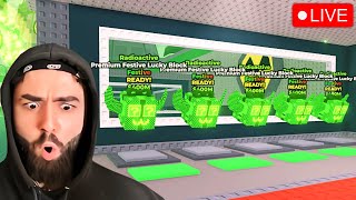 🔴Steal A Brainrot opening NEW Festive lucky blocks in  until I get the 0.1%