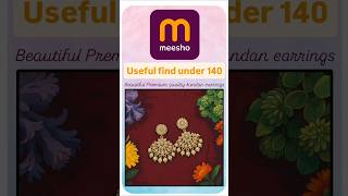 Meesho find under140 #shorts #ytshorts #meeshofinds  #meeshohaul #youtubeshorts #meesho #earrings