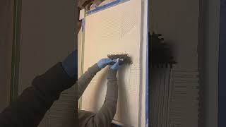 DIY Textured Wall Art #design #modern #art #diy #home