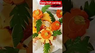 #easyfruitcarving #fruitsdesign #creativedecorations #vegitablecarving #vegitablecutting