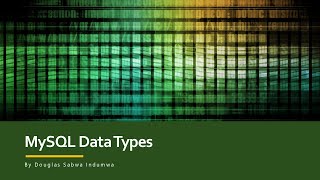 SQL Data Types - Doxabits Learning