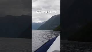 Geiranger Fjord, Norway! Surreal experience in the Fjords! #fjords #fjordsofnorway #Norway #Roadtrip