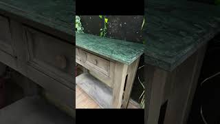 Quick furniture upcycle Mexican pine #fauxmarble #furnitureflip #gustavian