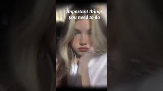 Important things you need to do✨️ #remix #music #cover #aesthetic #song #personality #amazingcover